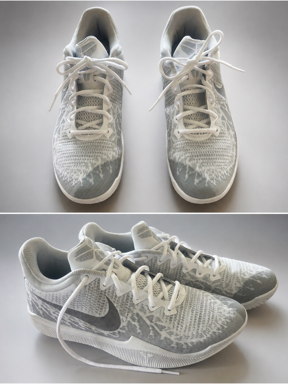 Nike Men’s Kolby Nike Mamba Rage Pure Platinum Size 10